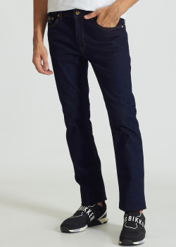 Мужские джинсы Versace Jeans Couture темно-синего цвета, фото